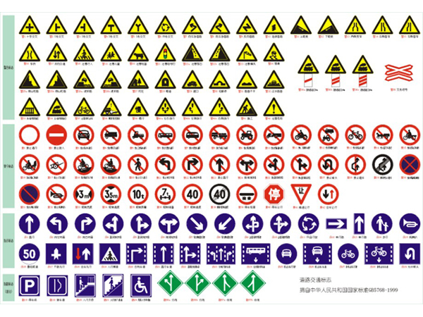 道路交通标志牌颜色的寓意
